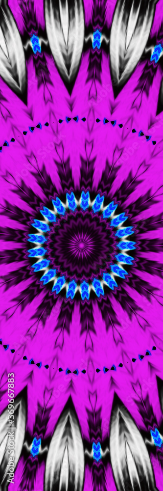 Fototapeta premium Abstract ancient geometric mandala graphic design digital art backgrounds