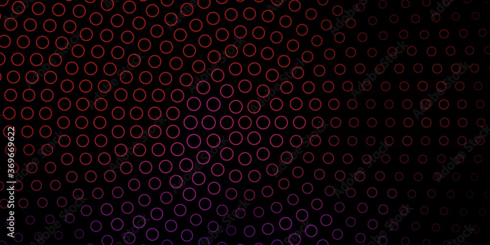 Dark Blue, Red vector background with circles. Abstract illustration with colorful spots in nature style. Design for posters, banners.