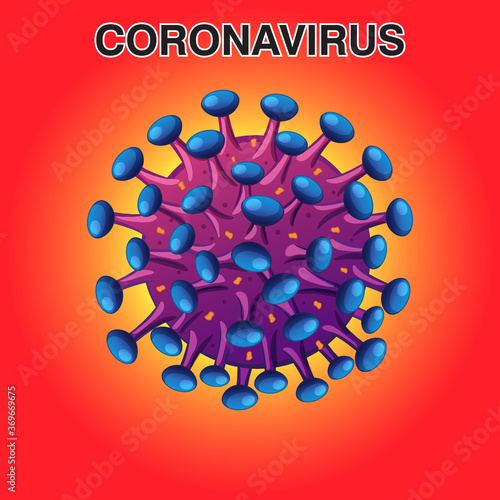China battles Coronavirus outbreak. Coronavirus 2019-nC0V Outbreak, Travel Alert concept. The virus attacks the respiratory tract, pandemic medical health risk