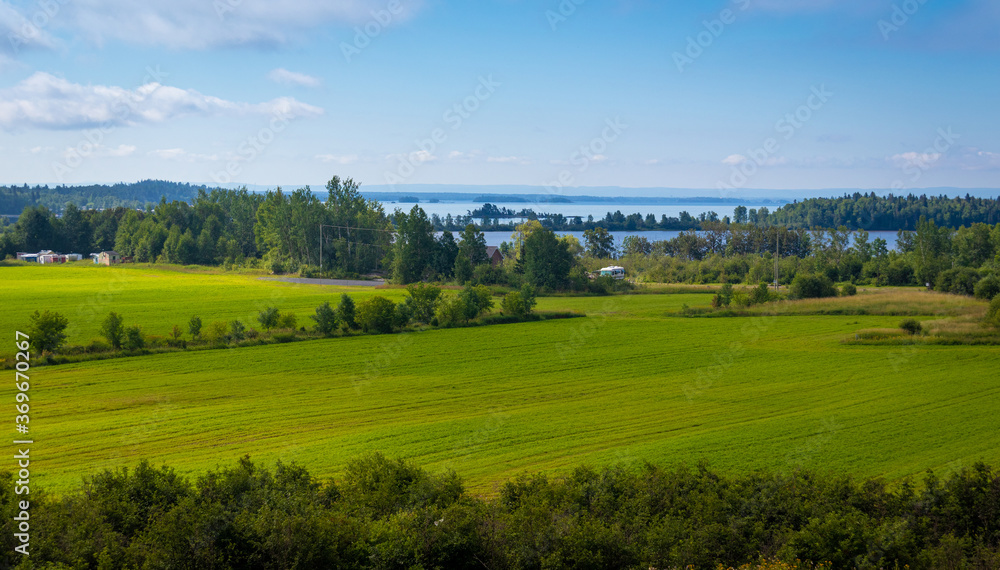 Lac St-Jean Quebec summer landscape Lac St-Jean Quebec summer landscape