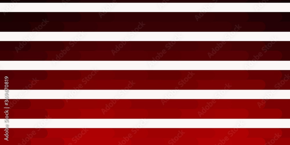 Dark Red vector texture with lines. Geometric abstract illustration with blurred lines. Pattern for ads, commercials.