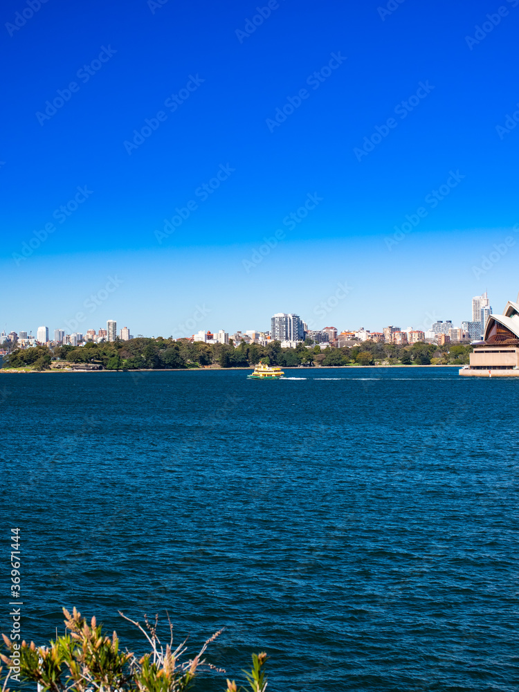 view of Sydney Harbour NSW Australia 