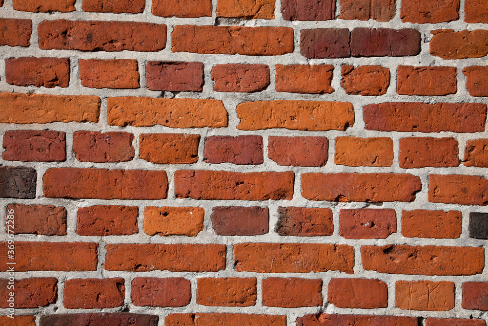 Obraz premium rote Backsteinwand