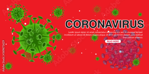 China battles Coronavirus outbreak. Coronavirus 2019-nC0V Outbreak, Travel Alert concept. The virus attacks the respiratory tract, pandemic medical health risk