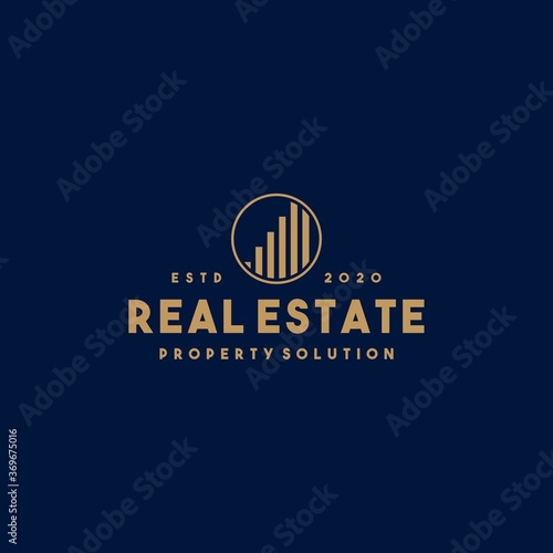 Creative real estate logo design