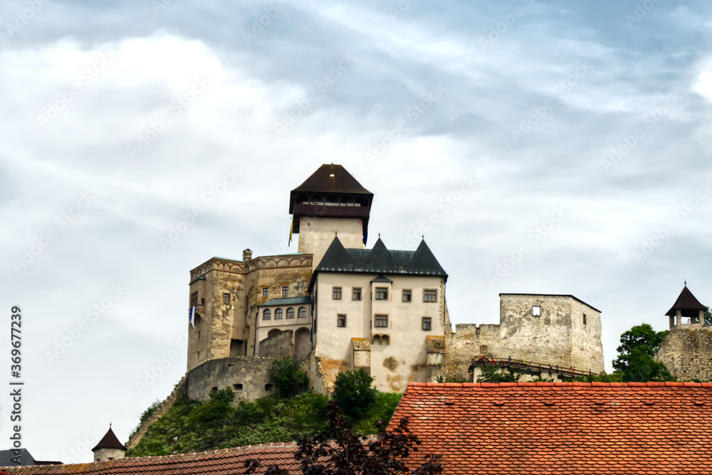 Medieval castle Trencin in Slovakia, Europe