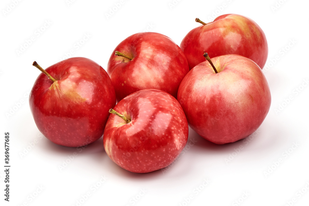 Juicy Crab apples, isolated on white background Juicy Crab apples, isolated on white background