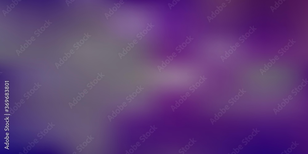 Obraz premium Light purple vector gradient blur texture.