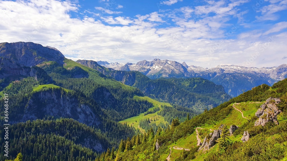 mountain alp landscape in bavaria