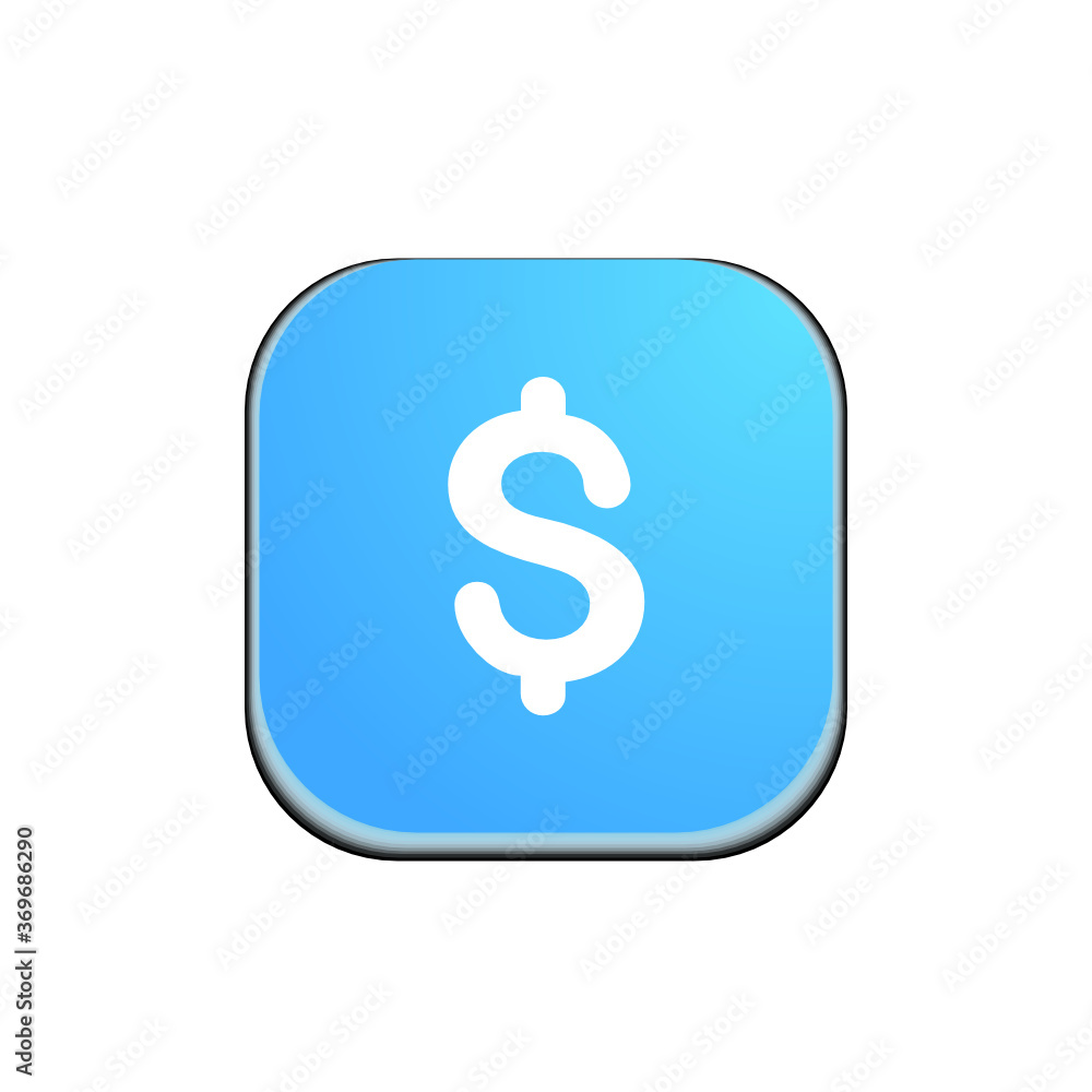 Dollar - Button Dollar - Button