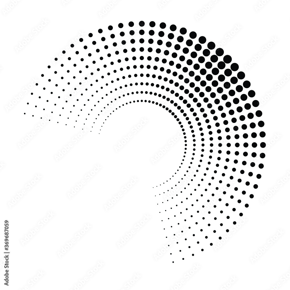 Halftone dots in circle form. round logo . vector dotted frame . design element Halftone dots in circle form. round logo . vector dotted frame . design element