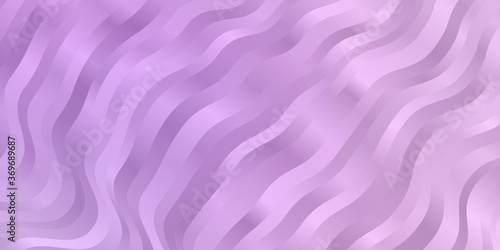 Light Purple vector background with curves. Illustration in abstract style with gradient curved. Best design for your posters, banners.