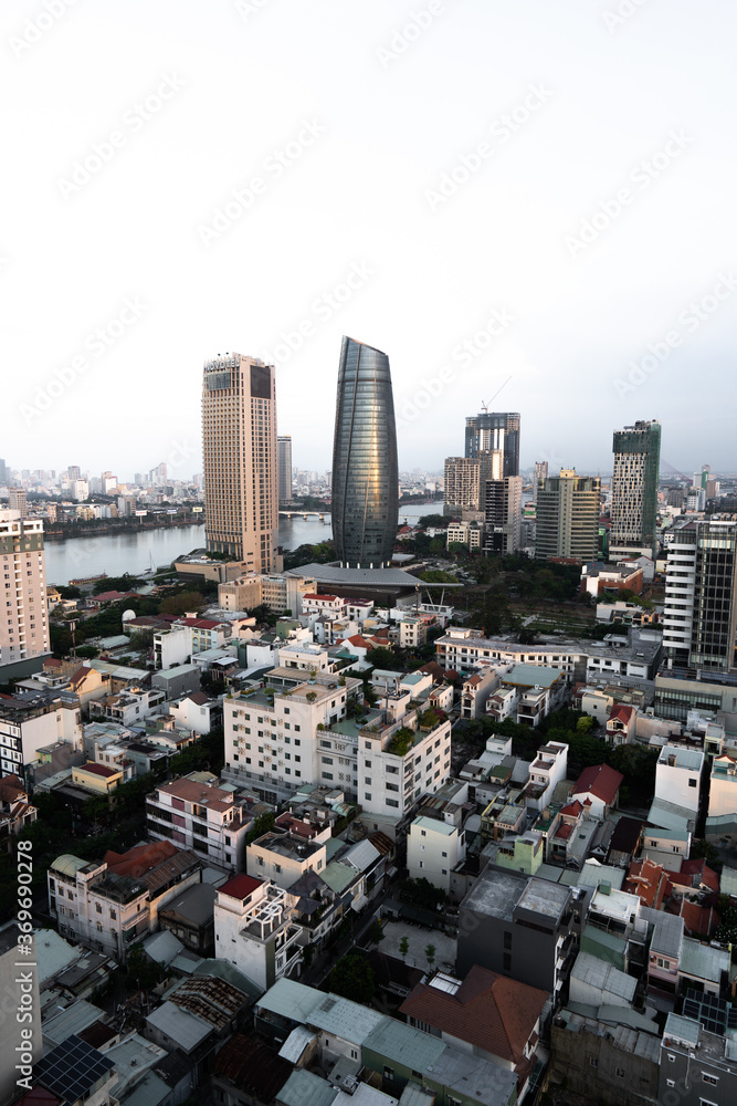 Fototapeta premium Buildings in Danang vietnam