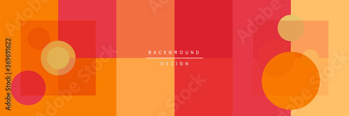 Neo memphis geometric pattern with circles, squares and lines. Pop art abstract background for covers, banners, flyers and posters and other templates