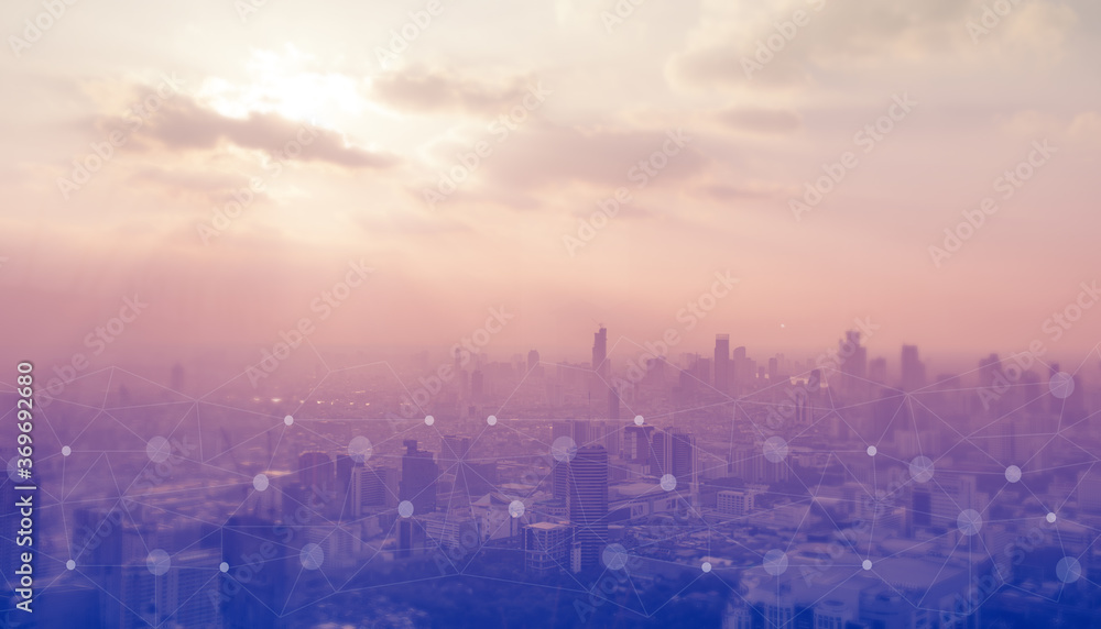 Obraz premium network connection