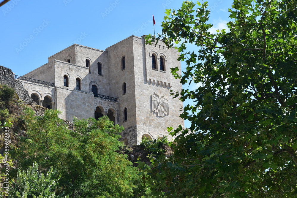 Kruje zamek Kruja Albania i muzeum