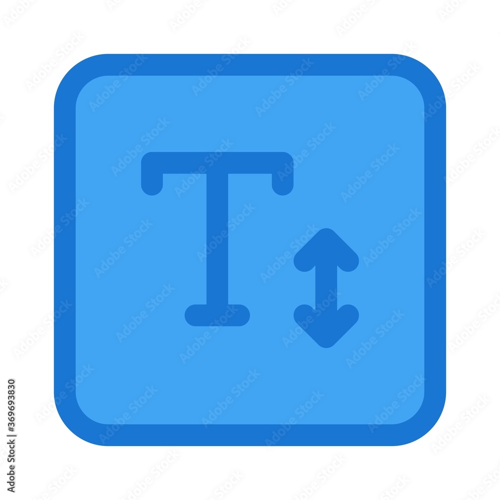 Font size vector icon isolated on white background. Font size vector icon isolated on white background.