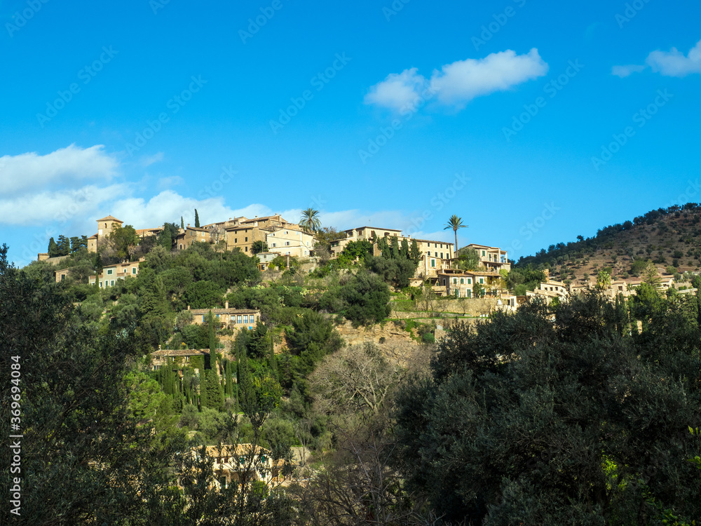 mountain landscape Soller, Mallorca