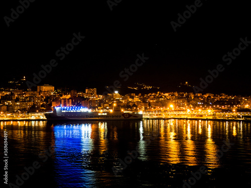 night view of the port of Mallorca  © Sophia