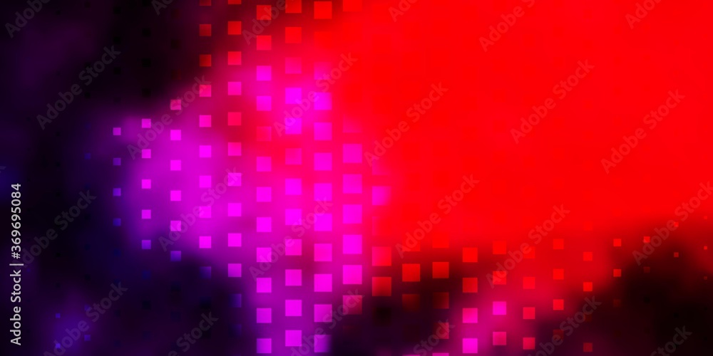 Dark Pink, Red vector template in rectangles. New abstract illustration with rectangular shapes. Modern template for your landing page.