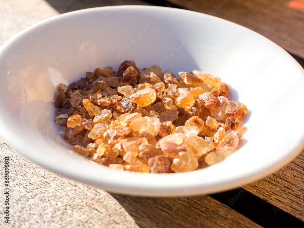 bowl of muesli and raisins bowl of muesli and raisins
