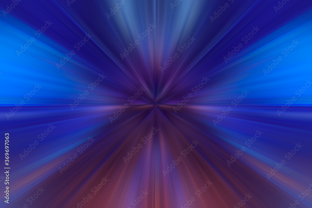 Bright rays of different colors shine from the center	