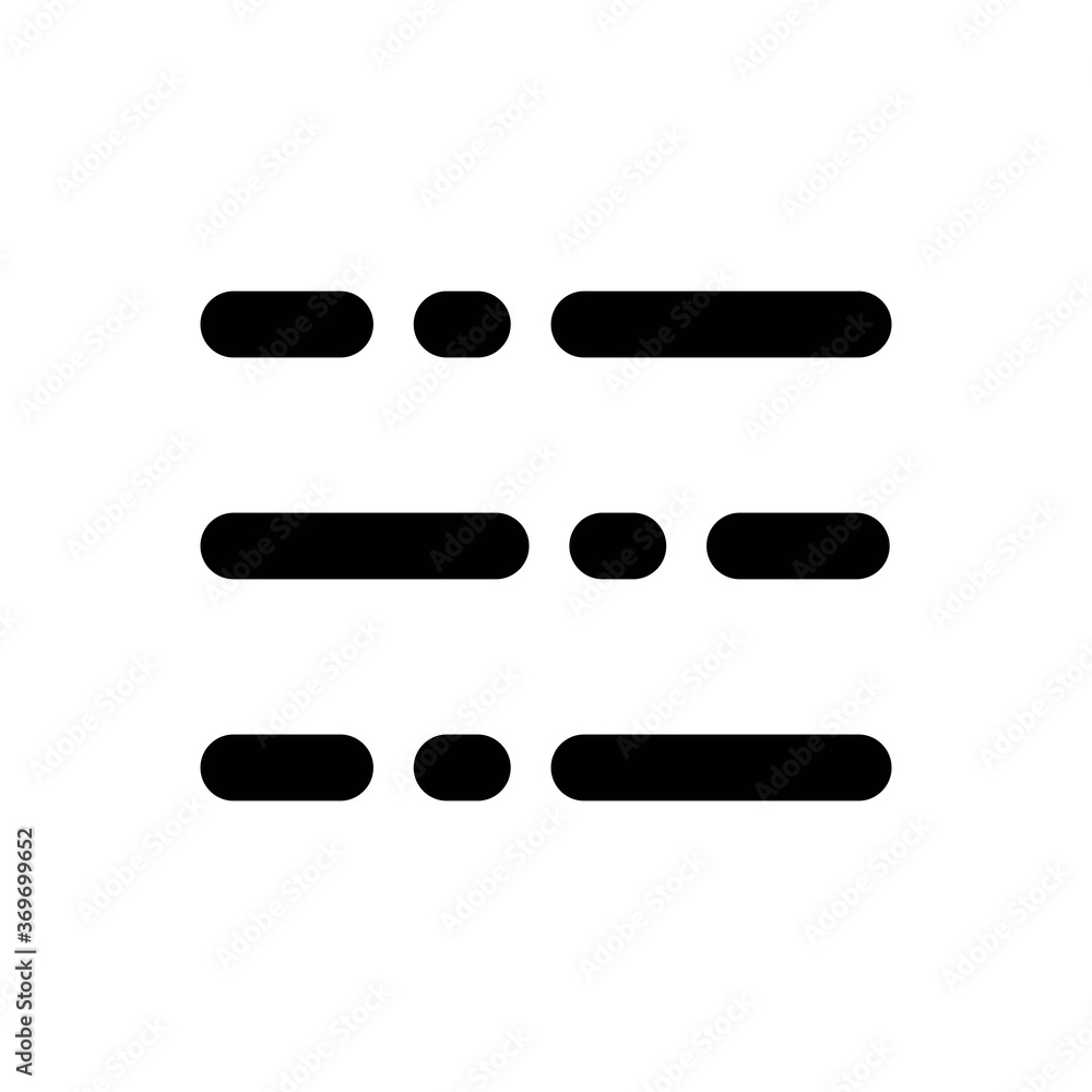 Options Line Icon - Vector Illustration Options Line Icon - Vector Illustration
