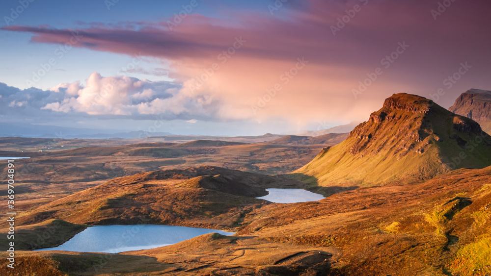 After the Storm - Dawn on the Quiraing, Isle of Skye, Scotland.