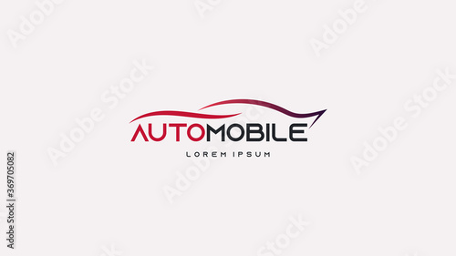 auto mobile car logo design