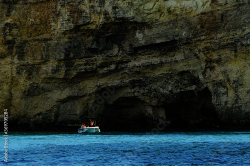 boat in the cave © Anastasiia