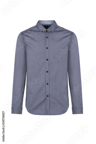 dark blue blank classic shirt