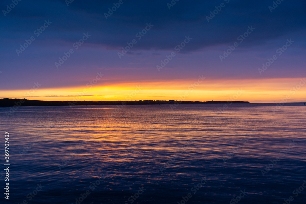 Fototapeta premium A sunset over the Adriatic sea