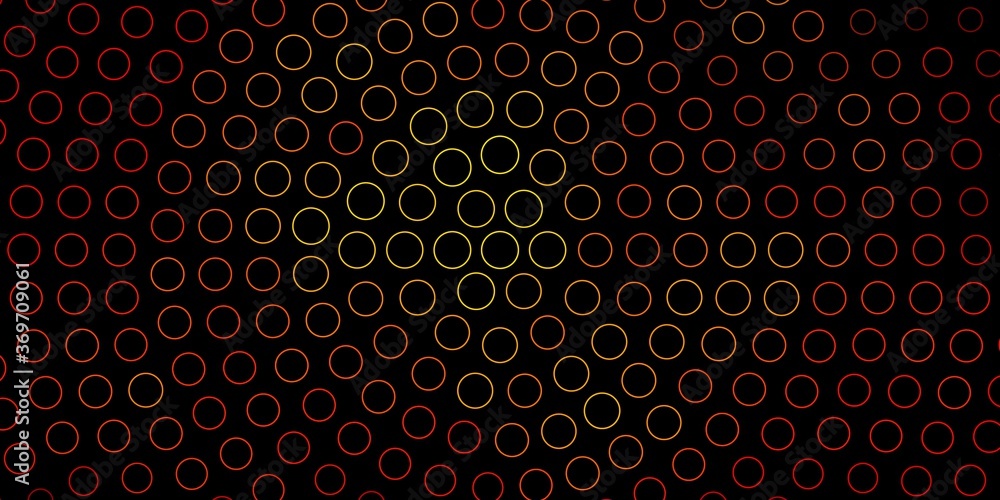 Dark Orange vector pattern with circles. Modern abstract illustration with colorful circle shapes. Design for your commercials. Dark Orange vector pattern with circles. Modern abstract illustration with colorful circle shapes. Design for your commercials.