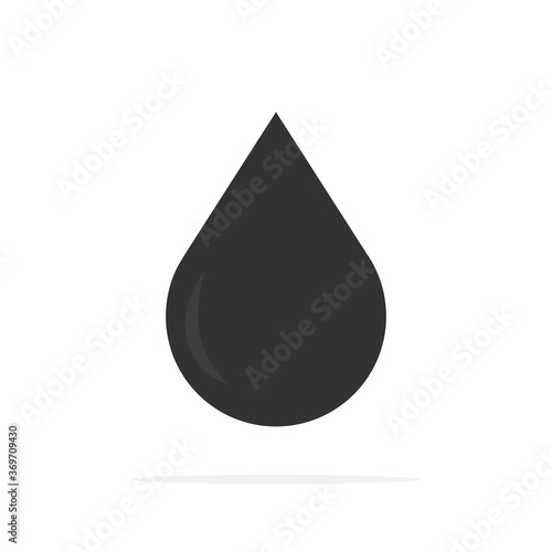 drop icon vector illustration isolated on white background