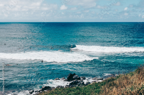 surfing the waves on Maui Hawaii