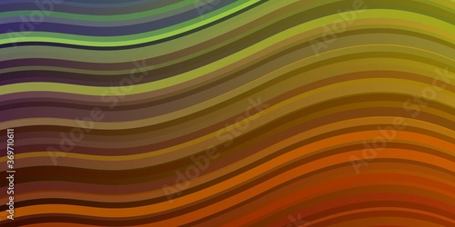 Light Multicolor vector background with wry lines. Abstract gradient illustration with wry lines. Smart design for your promotions.