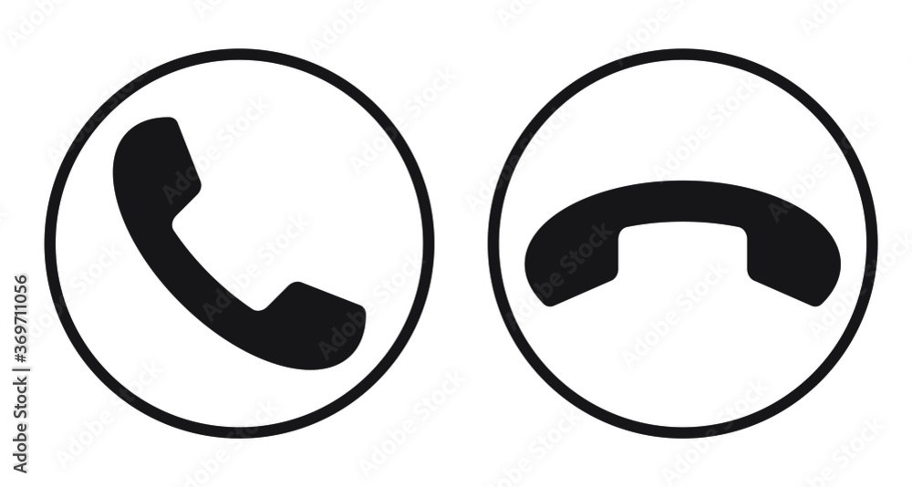 Phone icon. Call application symbol. Flat interface sign. Simple shape old telephone logo. Isolated on white background. Vector illustration image. Phone icon. Call application symbol. Flat interface sign. Simple shape old telephone logo. Isolated on white background. Vector illustration image.