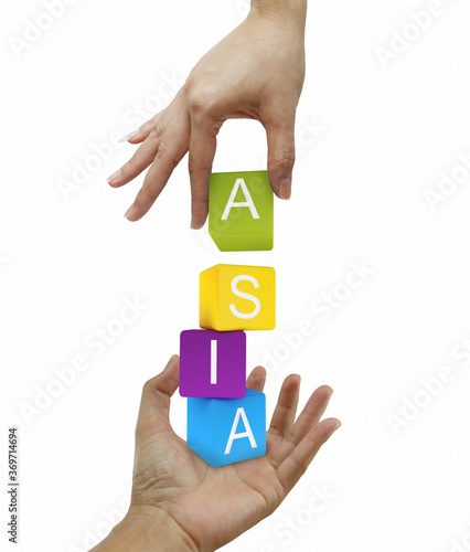 Asia cube stack