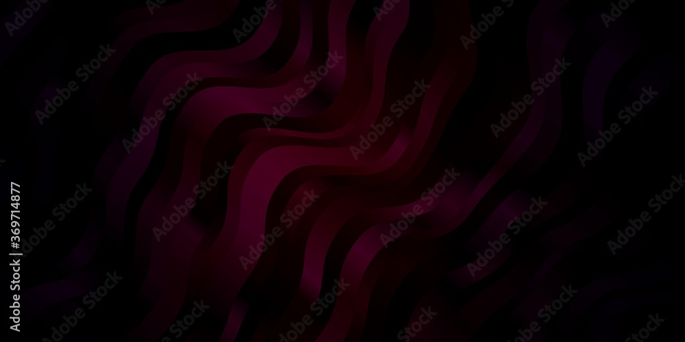 Dark Pink vector template with curves. Bright illustration with gradient circular arcs. Pattern for ads, commercials. Dark Pink vector template with curves. Bright illustration with gradient circular arcs. Pattern for ads, commercials.