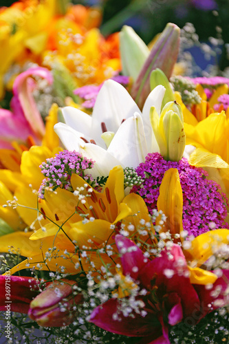 Fresh Flower Bouquet of Asiatic Lillies