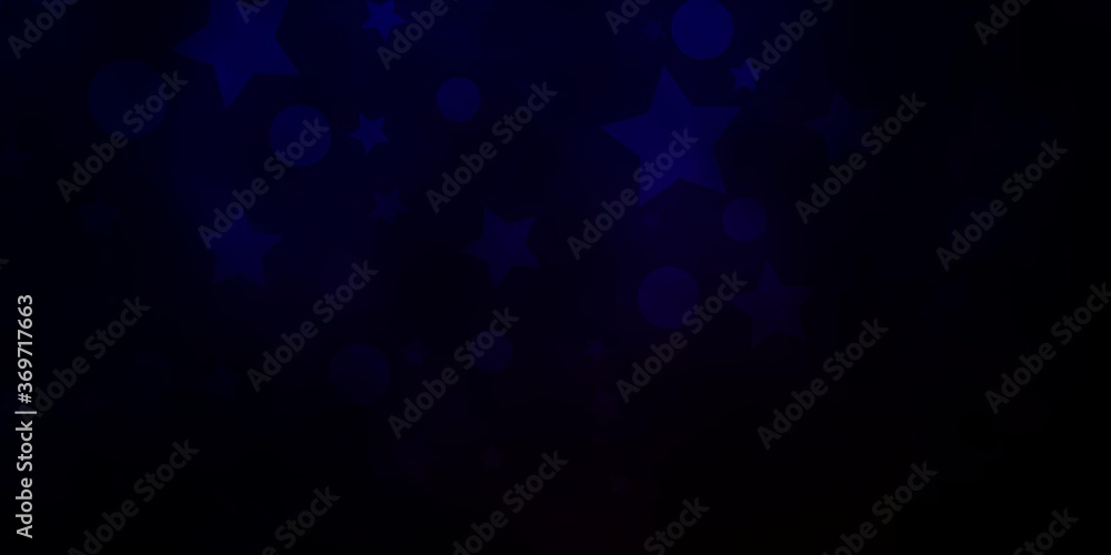 Dark Blue, Red vector backdrop with circles, stars. Colorful illustration with gradient dots, stars. Pattern for design of fabric, wallpapers. Dark Blue, Red vector backdrop with circles, stars. Colorful illustration with gradient dots, stars. Pattern for design of fabric, wallpapers.