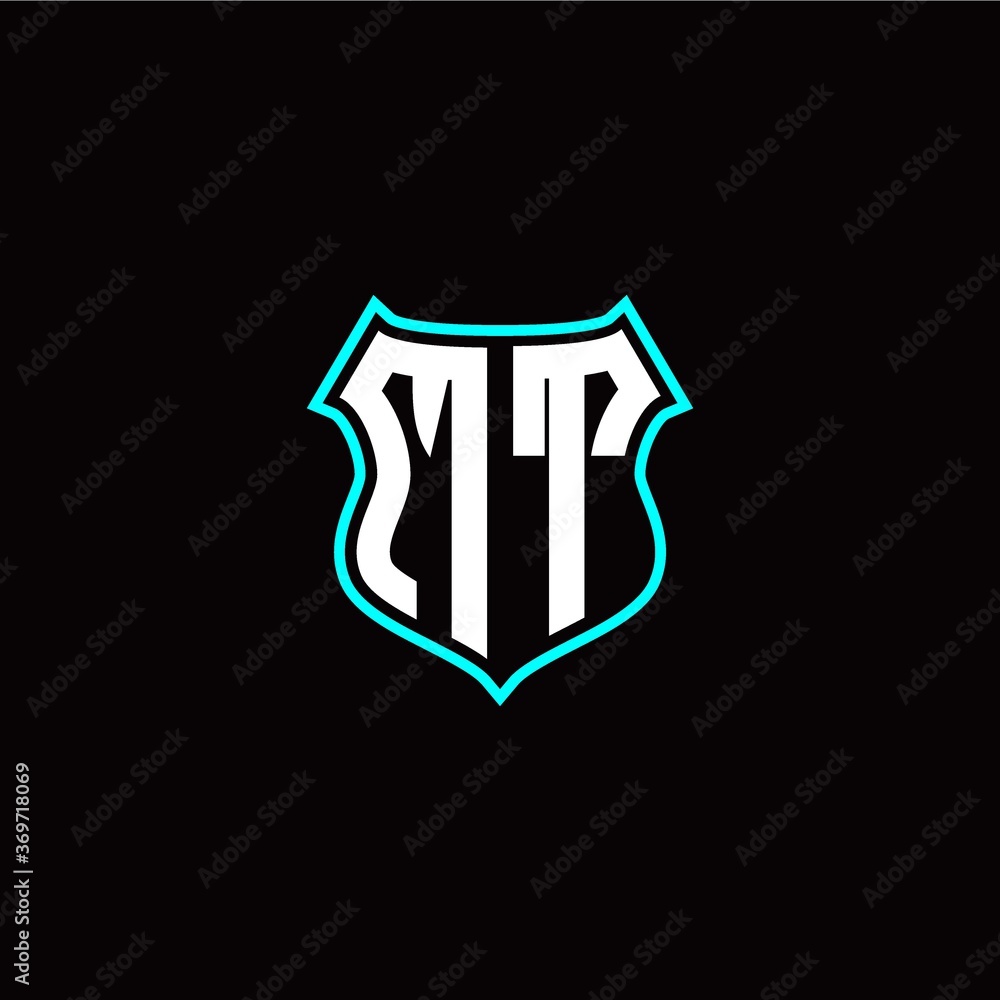 M T initials monogram logo shield designs modern M T initials monogram logo shield designs modern