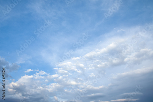 blue sky with clouds