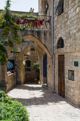 Old historic streets in Jaffa, Israel © Lukas