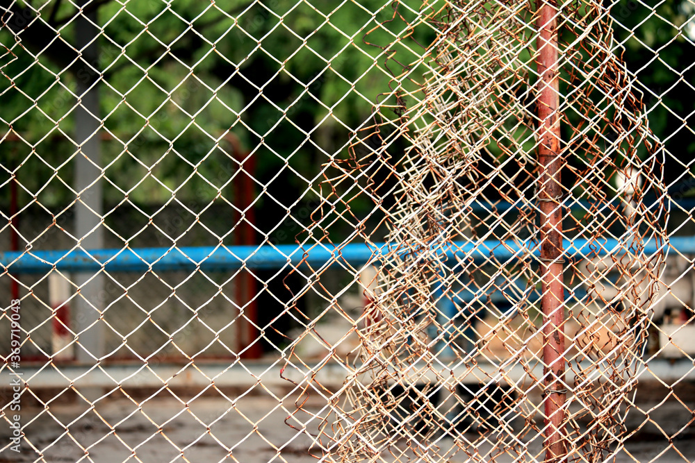 close up of a net close up of a net