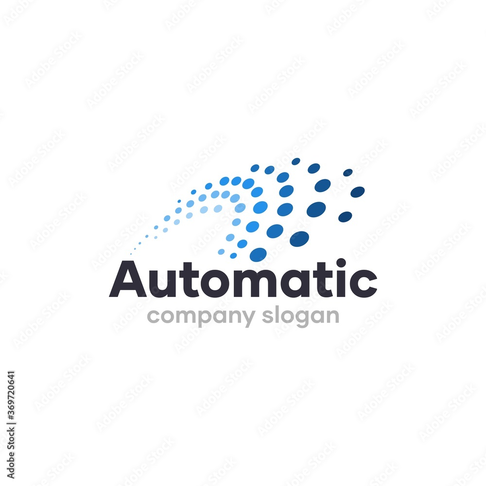 Auto Tech Dots Sphere Logo Design Vector Auto Tech Dots Sphere Logo Design Vector