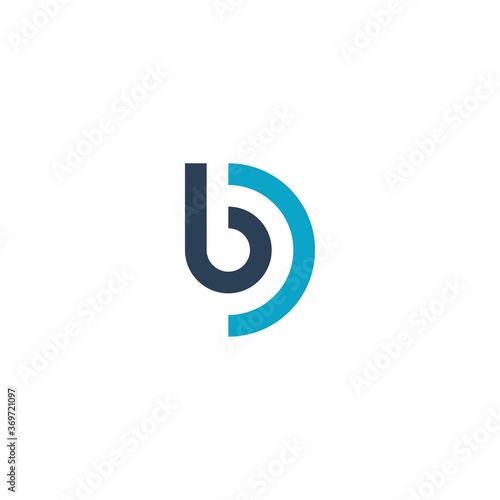 B Abstract Vector Business Identity Logo Design Idea