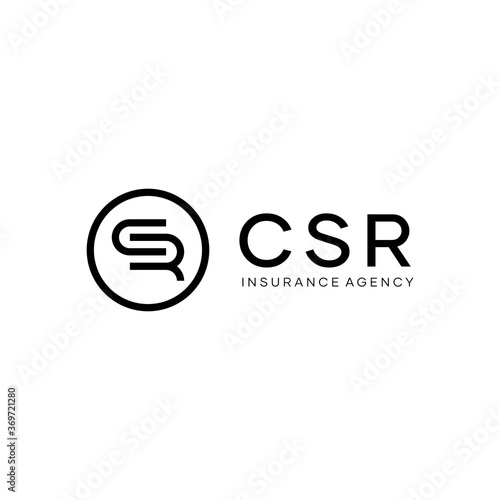 CSR Insurance Logo design Template