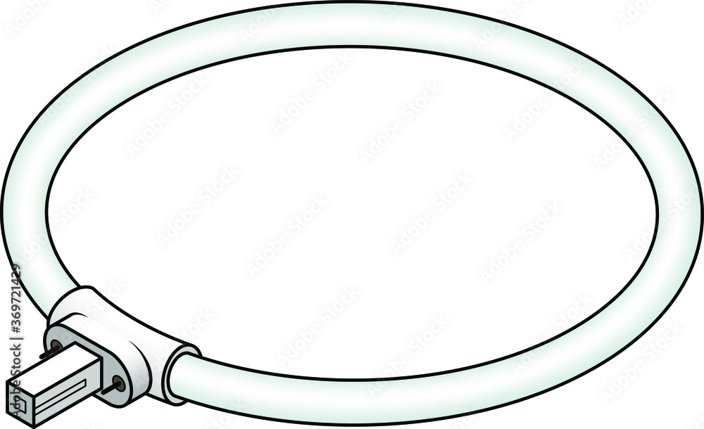 A circular fluorescent tube / bulb. A circular fluorescent tube / bulb.