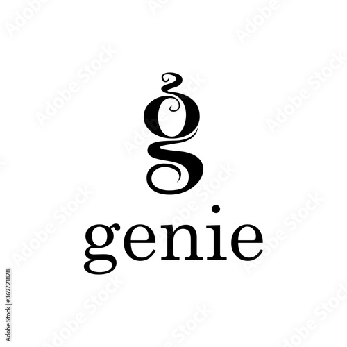 Genie G Letter Logo Design Vector